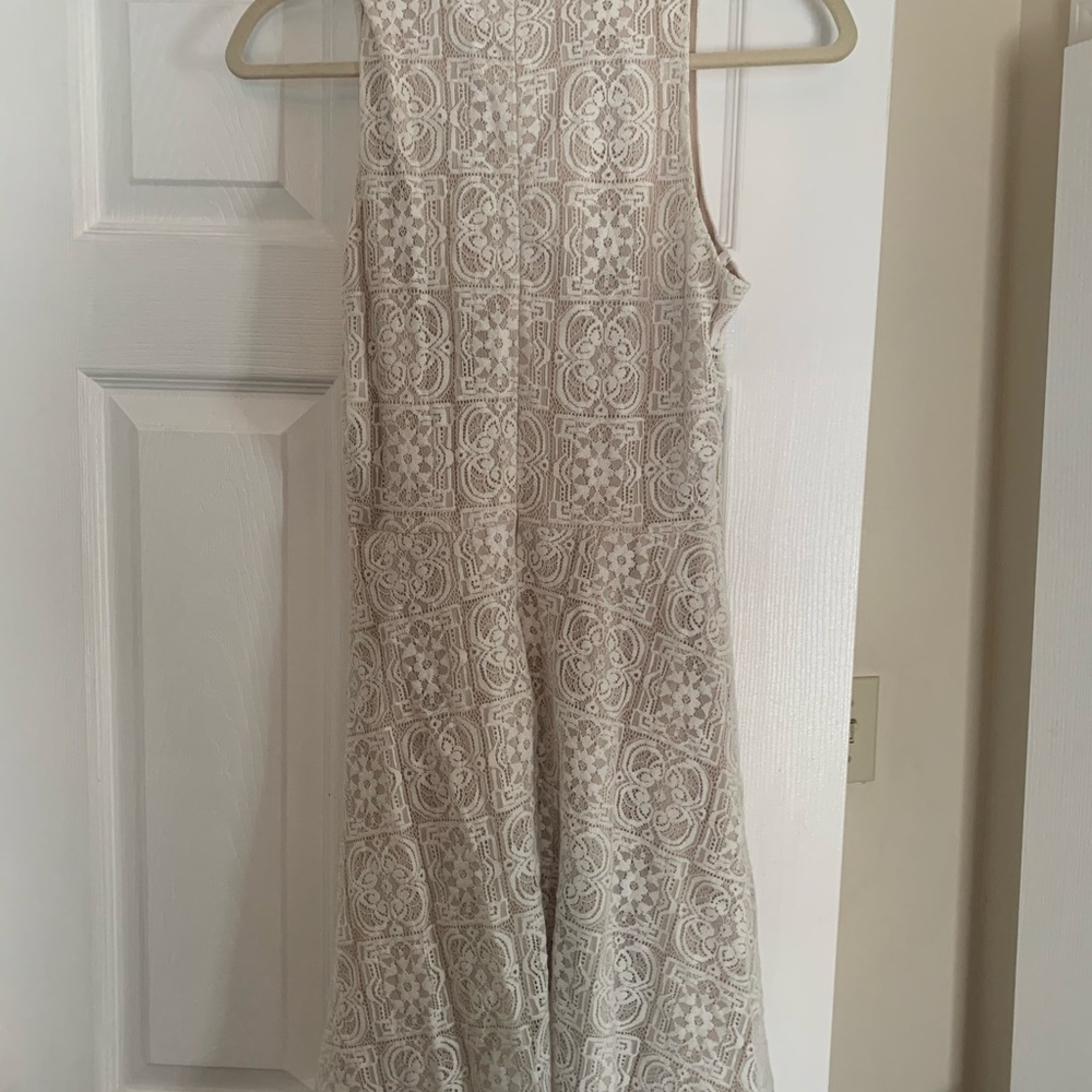 White lace dress